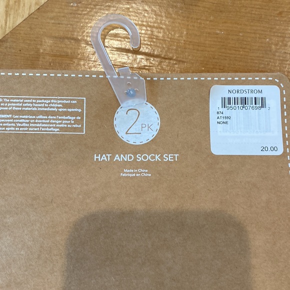 NEW Lila & Jack Thanksgiving 2pc Infant Hat & Sock Set - Picture 4 of 4